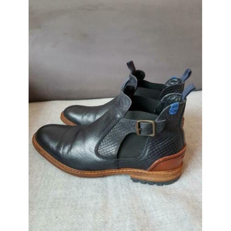 Floris van Bommel donkerblauwe boots maat 40