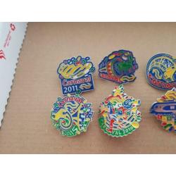 NS Carnavals pins 2011 t/m 2019