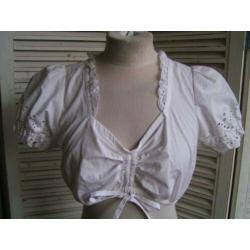 tiroler dirndl jurk schort blouse maat 38 nr JJ 1179