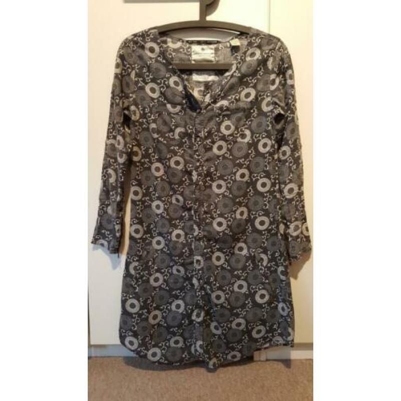 Maison scotch jurkje grijs met print