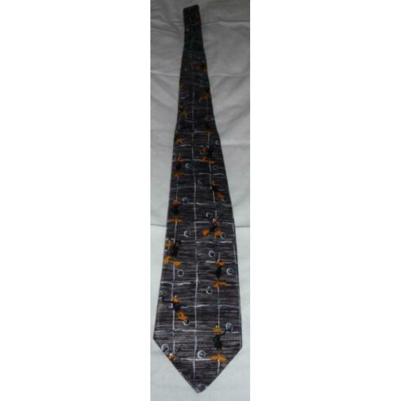Looney Tunes stropdas met Daffy Duck patroon