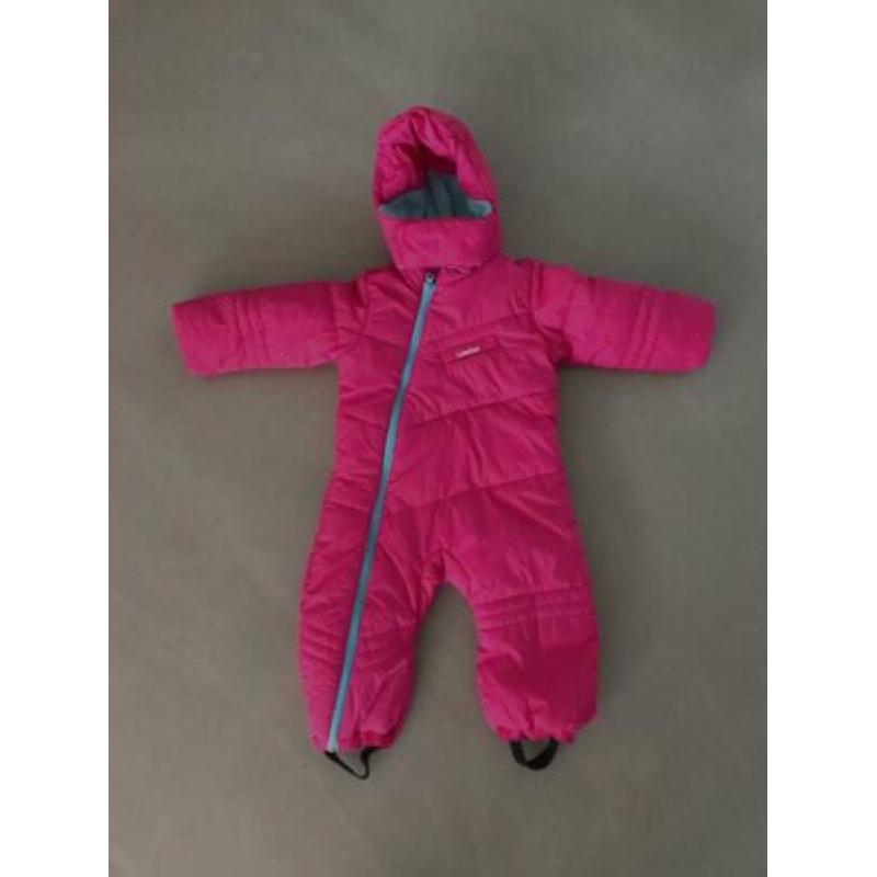 Wed'ze Slee-/Skipak-Peuter-Roze-Warm-Waterdicht-86/92
