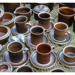 Arabia Ruska servies borden brood sla schalen melkkan k + s