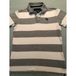 ABERCROMBIE & FITCH - gestreepte polo - 140-146