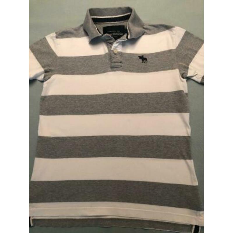 ABERCROMBIE & FITCH - gestreepte polo - 140-146