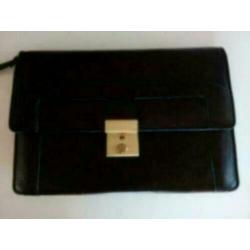 4 x Mooie vintage retro clutch handtas bruin