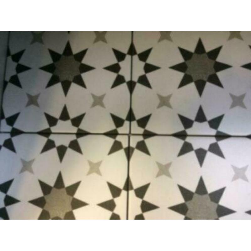 AANBIEDING Vloer+wandtegls -20x20cm pattern,Cement € 39.50
