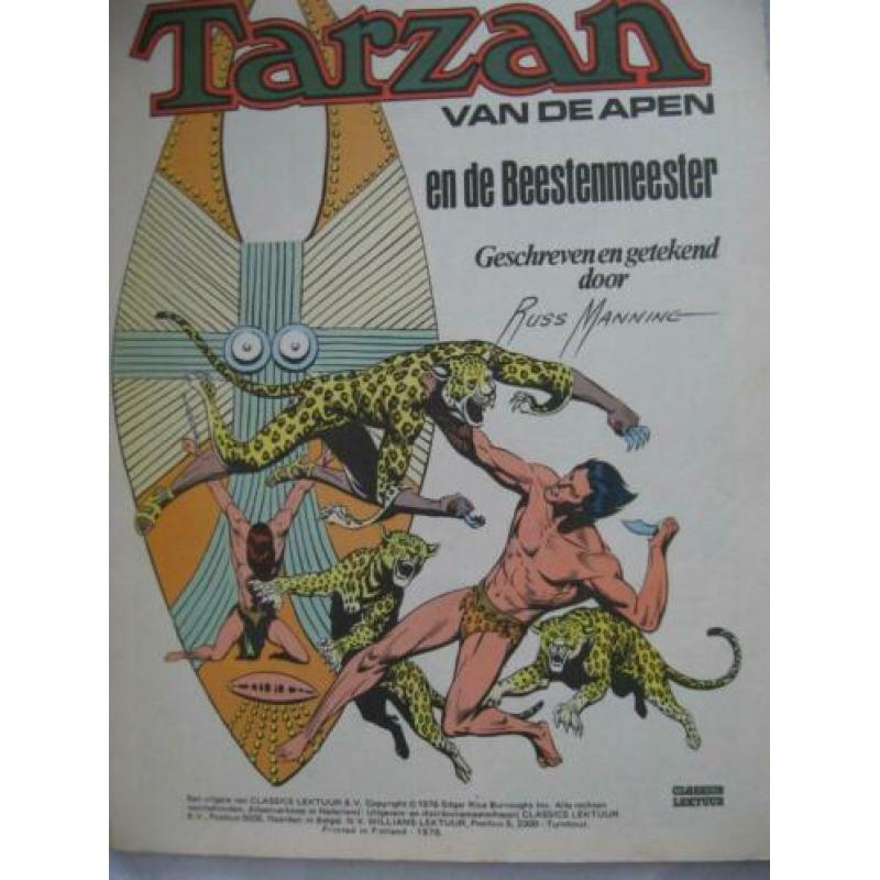 tarzan van de apen. uitg 1976 door russ manning