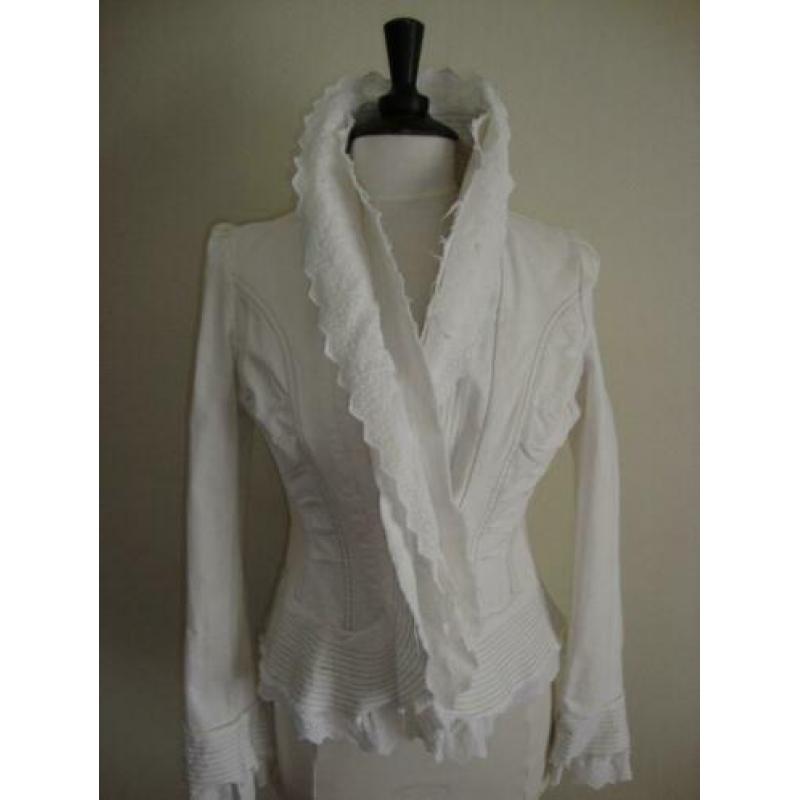 Mooi jasje colbert blazer met roezels van Malvin 38