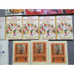 Collectie oude schoolboeken