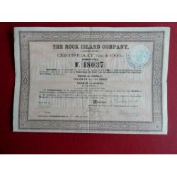 Aandeel van Rock Island Company uit 1913