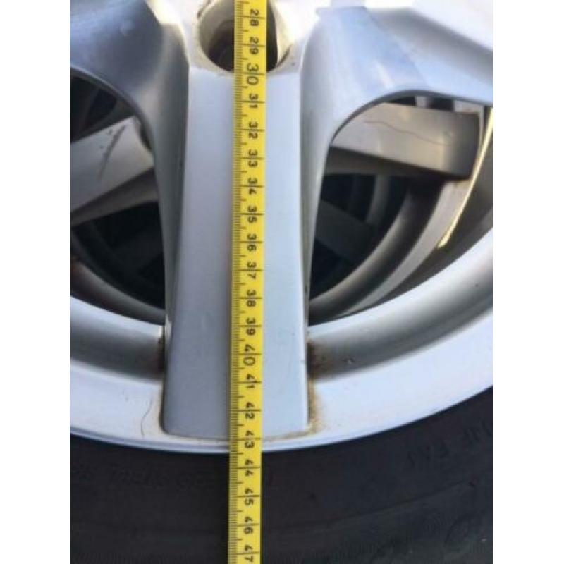 Winterbanden met alluminium velgen opel zafira