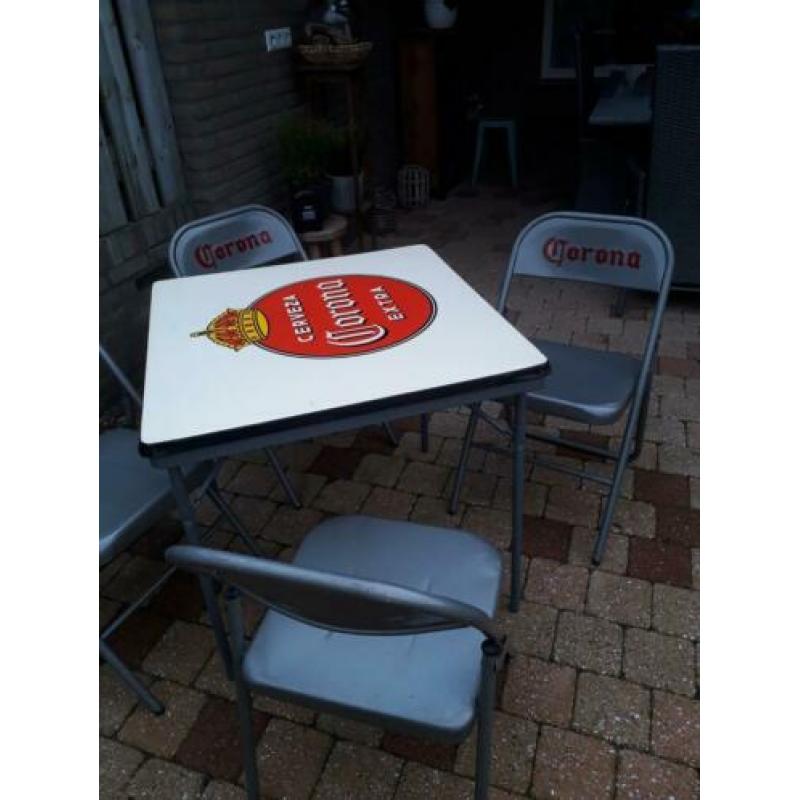 Emaille Carona terras bistro set