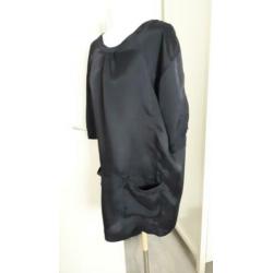 Oversized tuniek van Humanoid donkerblauw maat M