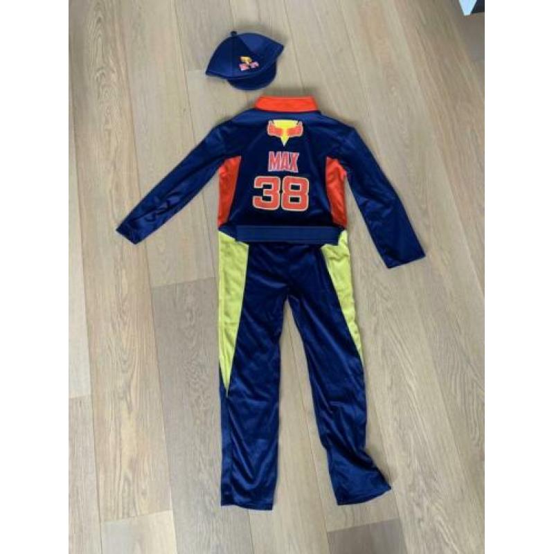 Carnaval F1 overall Max Red bull kids 8-9 jaar