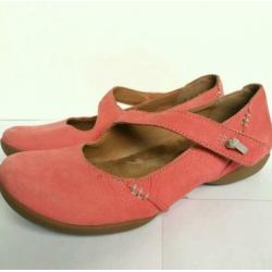 Clarks instappers loafers ballerina's softbed 37 Roze leder