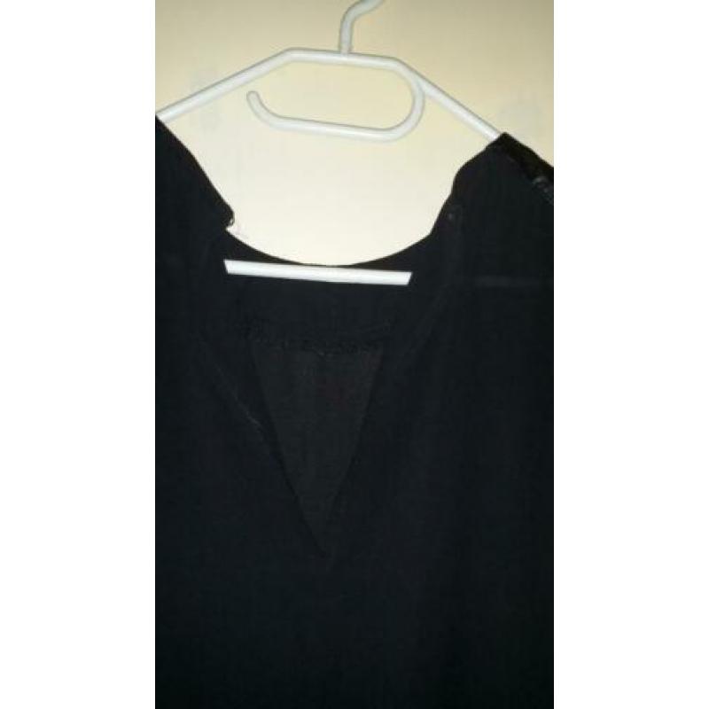 leuke zwarte blouse maat s