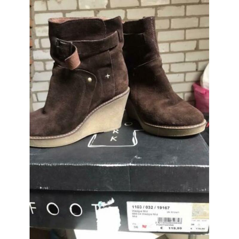 Mooie leer schoenen footwork maat 36