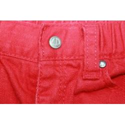 Rode jeans van Petit Bateau maat 80 (2881)