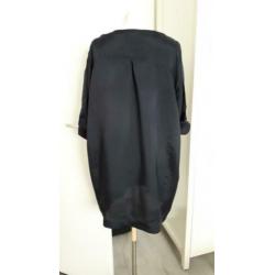 Oversized tuniek van Humanoid donkerblauw maat M