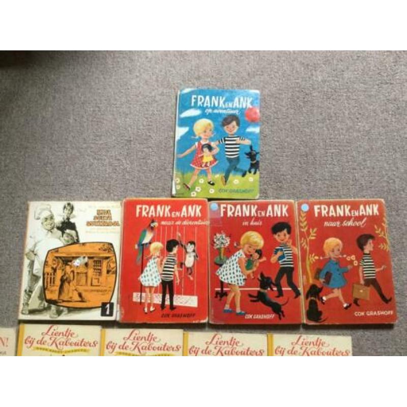 Collectie oude schoolboeken