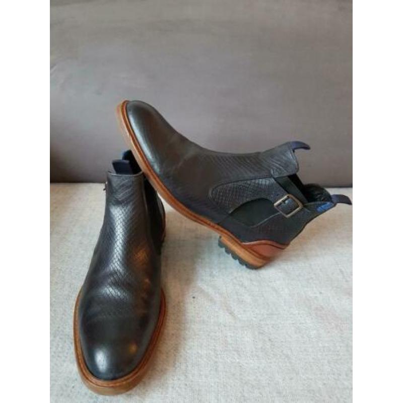 Floris van Bommel donkerblauwe boots maat 40