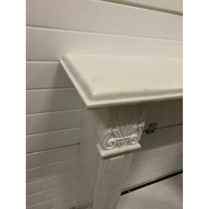 Crème kleur marmer schouw