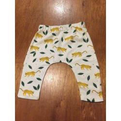 harem broek / legging tijger wit 50 56 62 68 74 80 86 92
