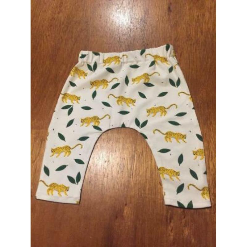 harem broek / legging tijger wit 50 56 62 68 74 80 86 92