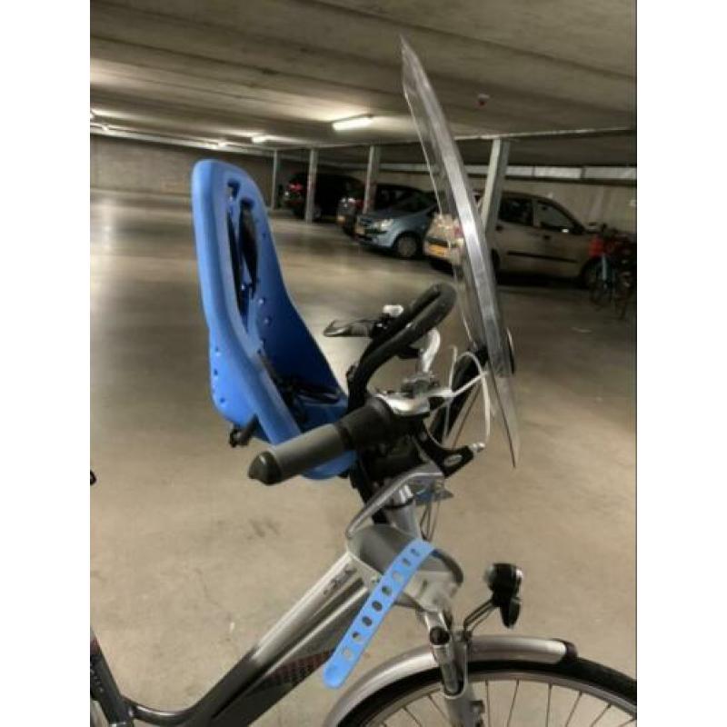 YEPP fietsstoel plus windscherm