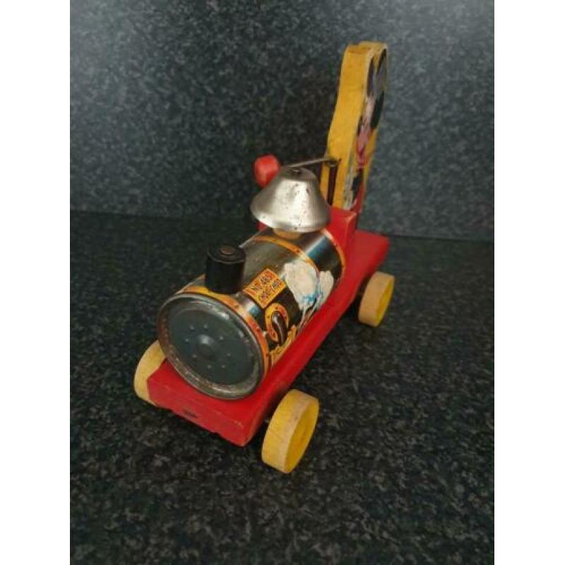 Vintage Fisher Price Mickey Mouse CHOO CHOO TRAIN 1949