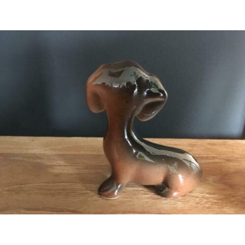 Vintage beeldje Teckel