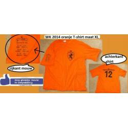 oranje shirt (voetbal / WK 2014) NIEUW / ongedragen