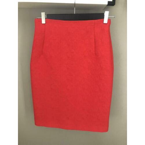 Vanilia koker rok roze maat 34