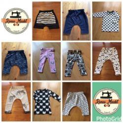harem broek / legging tijger wit 50 56 62 68 74 80 86 92