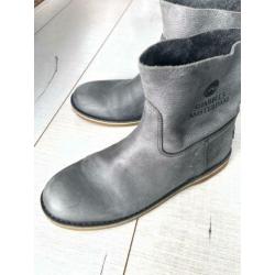 Shabbies Amsterdam grijs laars laag ZGAN mt 40