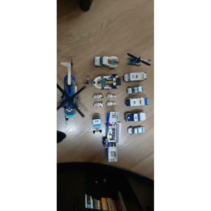 complete politielego city set, met opbouwboekjes