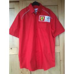 Ferrari Barron Connor raceteam 575 Le Mans overhemd L rood
