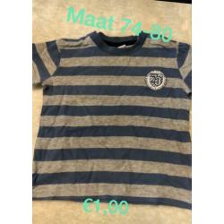 Jongens kleding maat 74-80-86