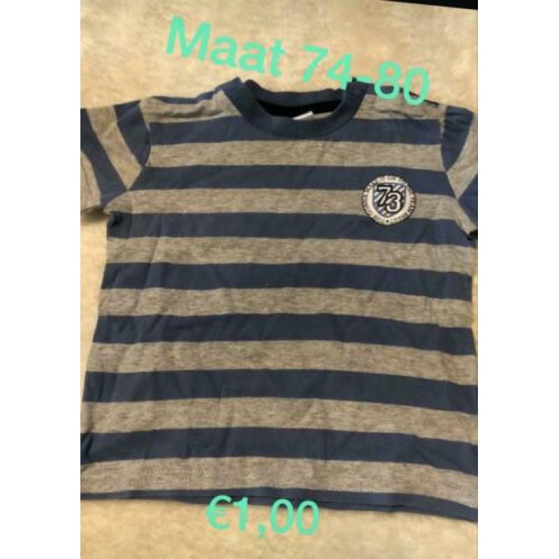 Jongens kleding maat 74-80-86
