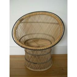 Rotan Kinderstoel Poppenstoel Vintage