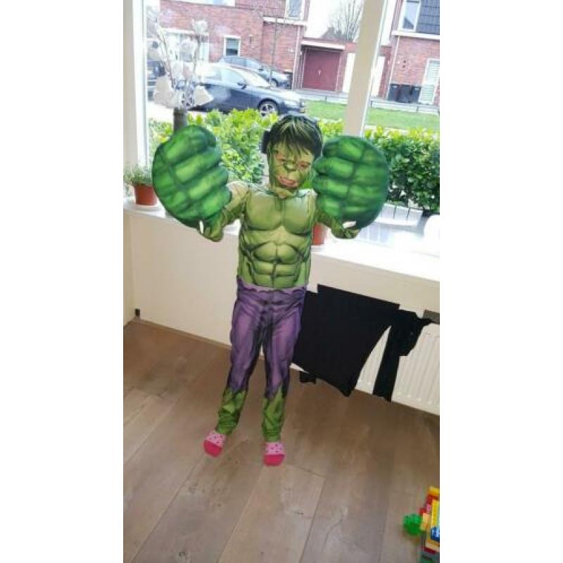 HULK pak compleet met masker en MEGA handschoenen