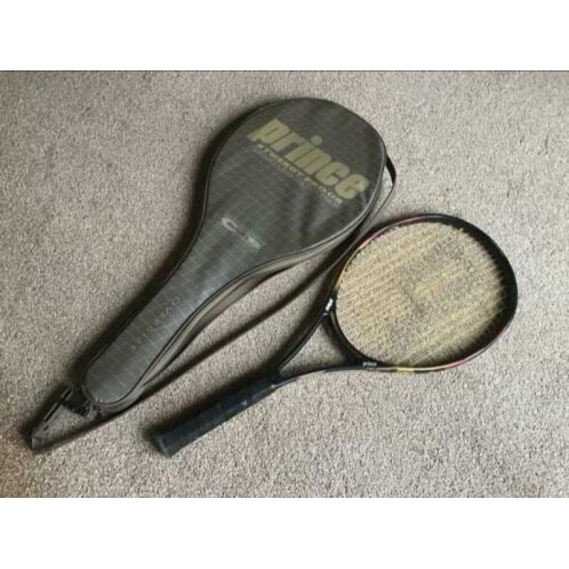 Prince tennis rackert met hoes
