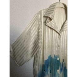 Maat xl - geel gestreepte blouse