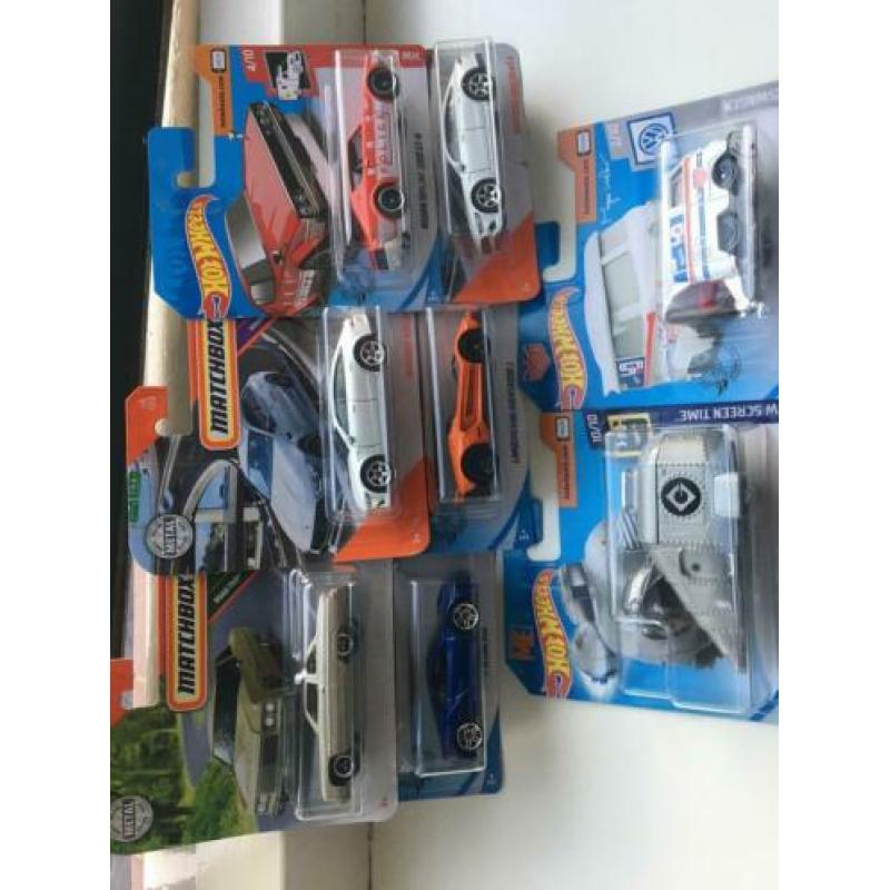 Hotwheels en matchbox