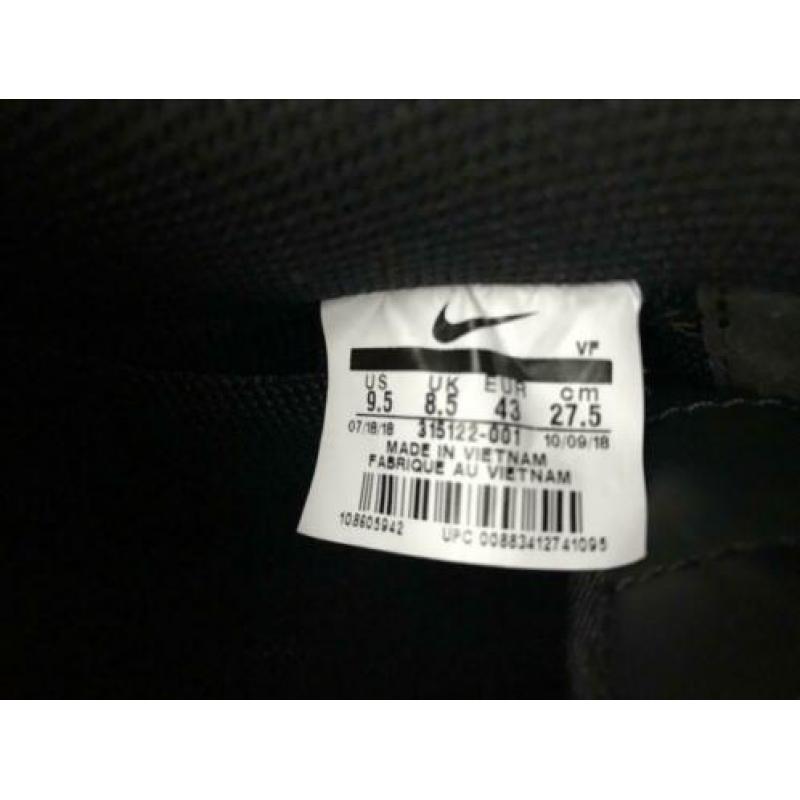 Nike Air Force Black ( Maat 43 )