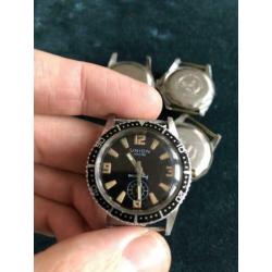 Vintage horloge Horloges Duiker Diver 4 stuks