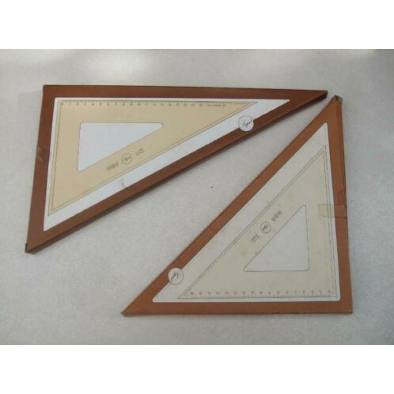 Driehoeken 45°-60° Plexiglas