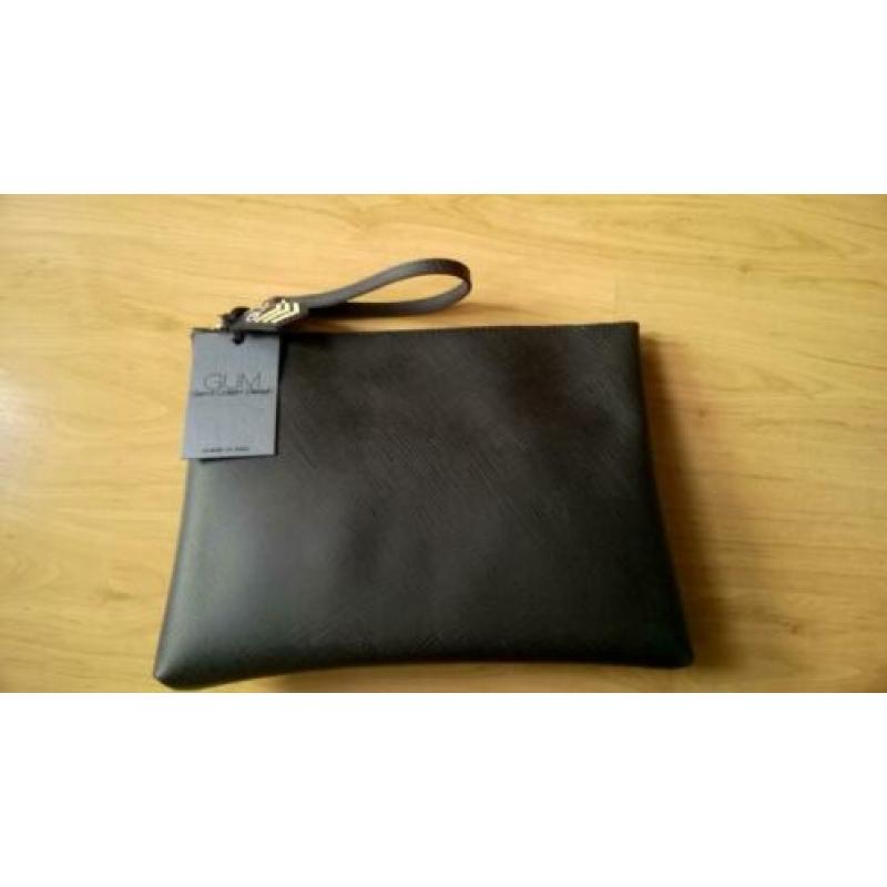 Nieuwe zwarte clutch Gianni Chiarini GUM incl verzenden