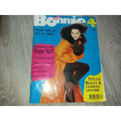 Burda BONNIE nr.4 1996 compleet met patronen